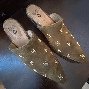 CALLEEN CORDERO from Sundance Boho Studded Suede Mules